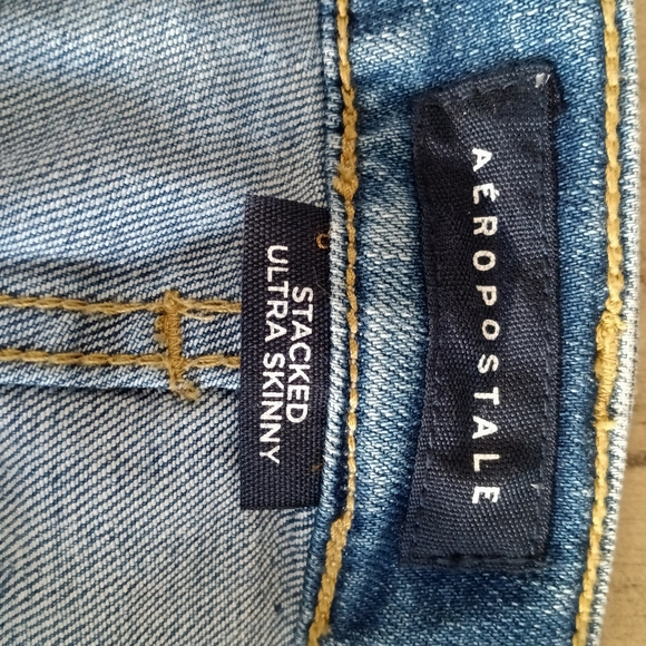 Aeropostale Stacked Ultra Skinny Jeans Women's 29w 30L - Picture 6 of 7
